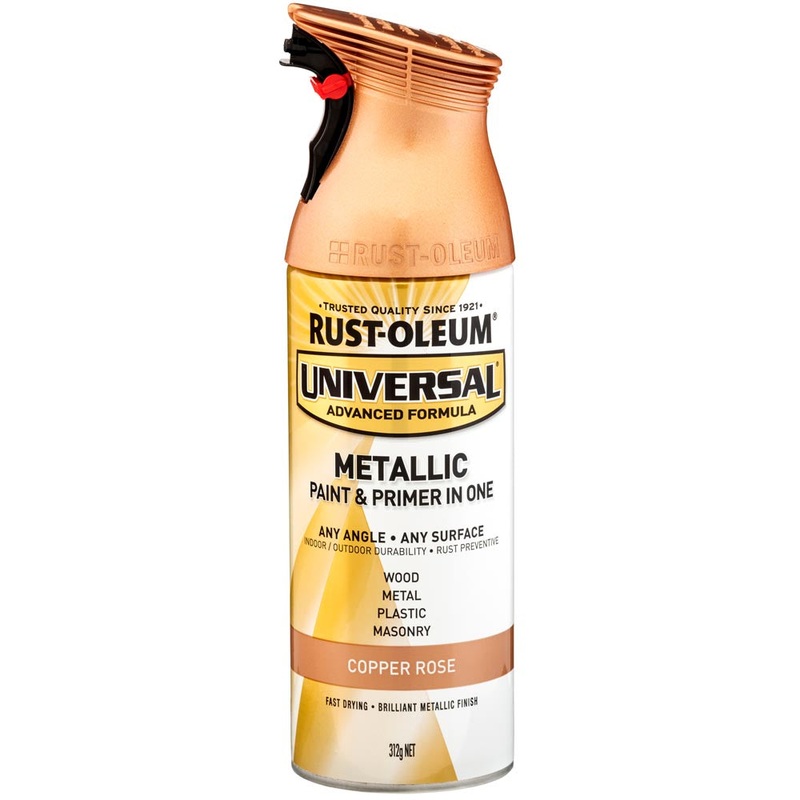 Rust-Oleum Universal Metallic Spray Paint Copper Rose 312G