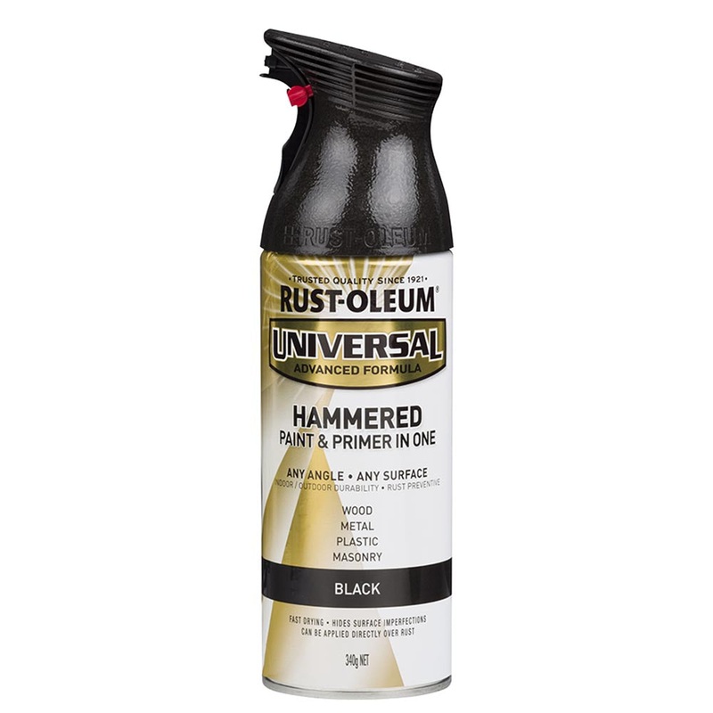 Rust-Oleum Universal Spray Paint  Hammer Black 340g