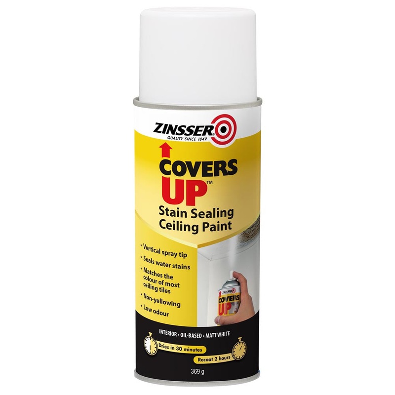 Zinsser Covers Up Ceiling Paint & Primer Spray 369g