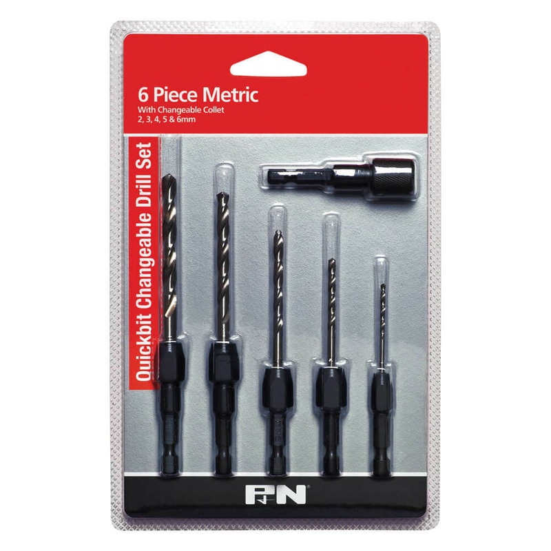 Quickbit Drill Brad Point Set 6pce