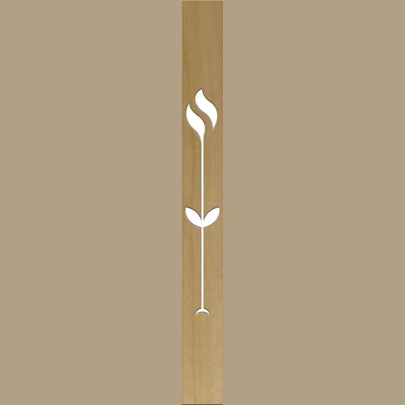 Balusters Decorative Rose 93 x 19 x 950mm