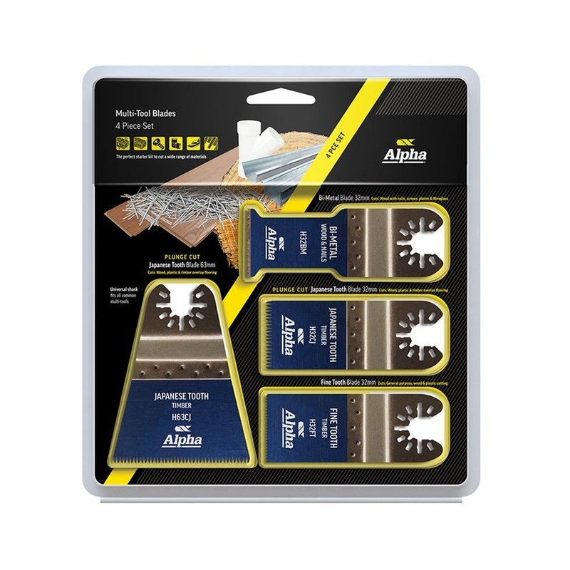 Blade Set Multi Tool 4pce
