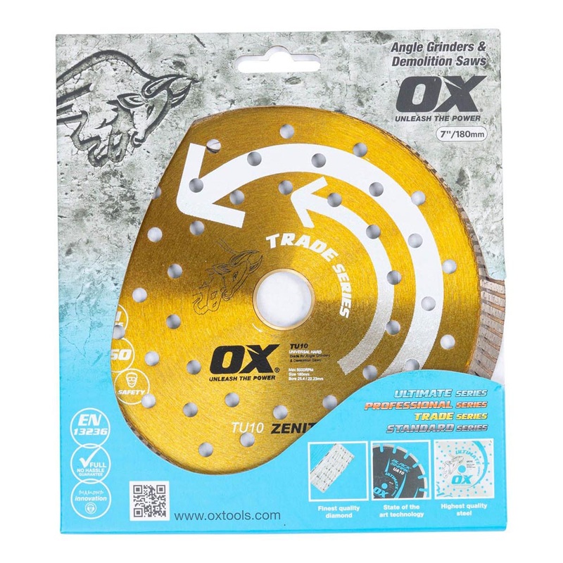 Premium Turbo Segmented Blade 180mm  OX