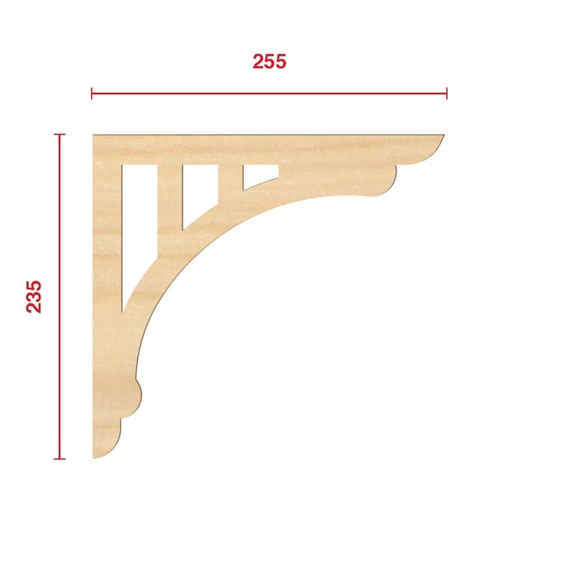 Verandah Bracket 235 x 255mm