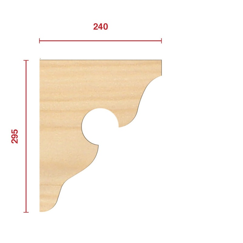 Verandah Bracket 295 x 240mm