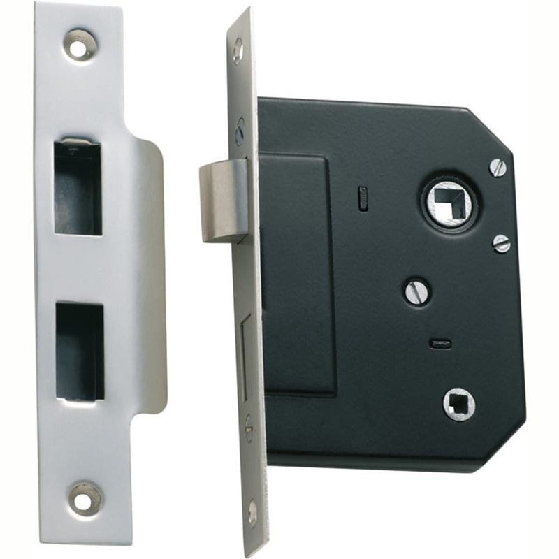 Mortice Lock Privacy Satin Chrome CTC57mm Backset 57mm