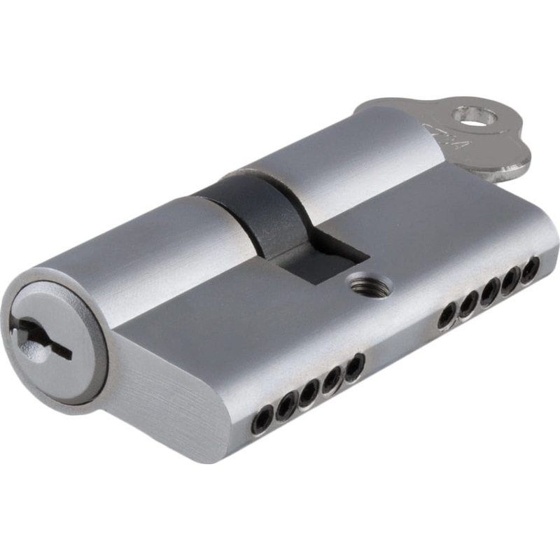 **  N/A – Limited Stock** Euro Cylinder Dual Function 5 Pin Satin Chrome 65mm