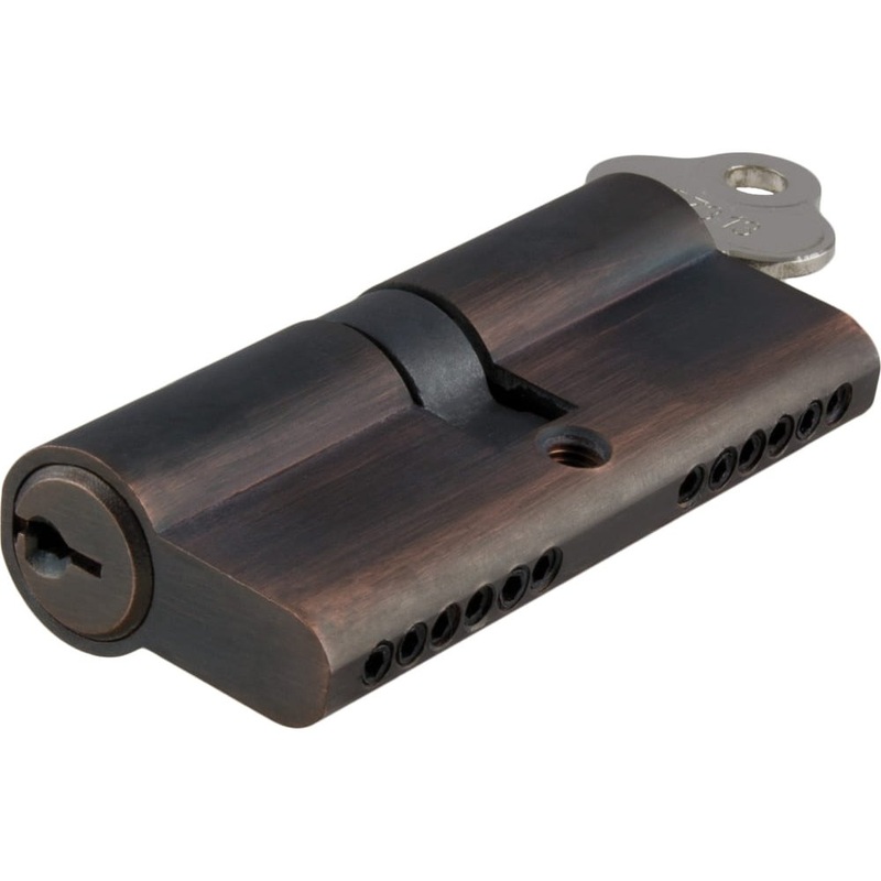 **  N/A – Limited Stock** Euro Cylinder Key Key 6 Pin Antique Copper 70mm