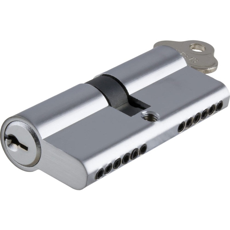 **  N/A – Limited Stock** Euro Cylinder Key Key 6 Pin Chrome Plated 70mm