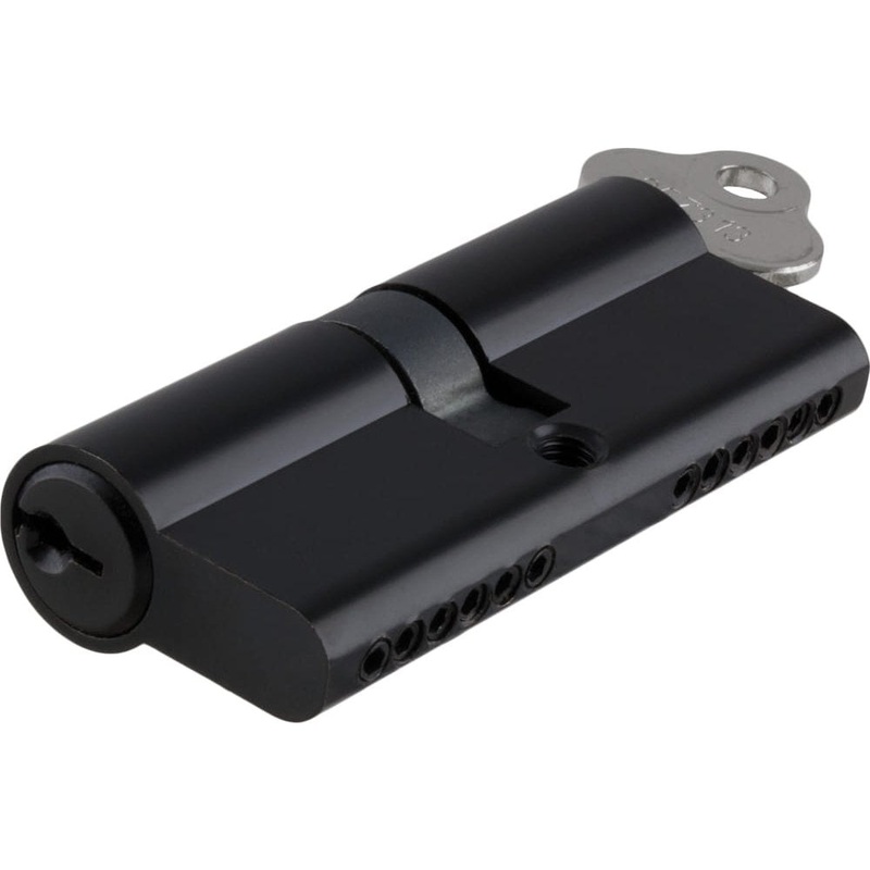 **  N/A – Limited Stock** Euro Cylinder Key Key 6 Pin Matt Black 70mm