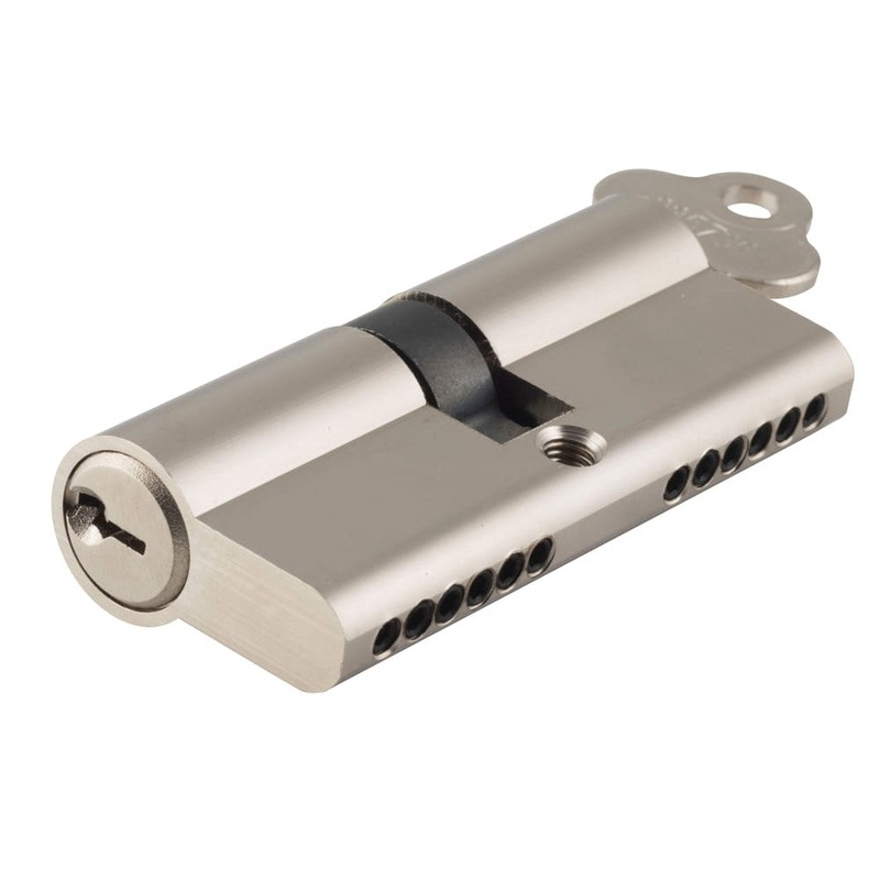 **  N/A – Limited Stock** Euro Cylinder Key Key 6 Pin Satin Nickel 70mm