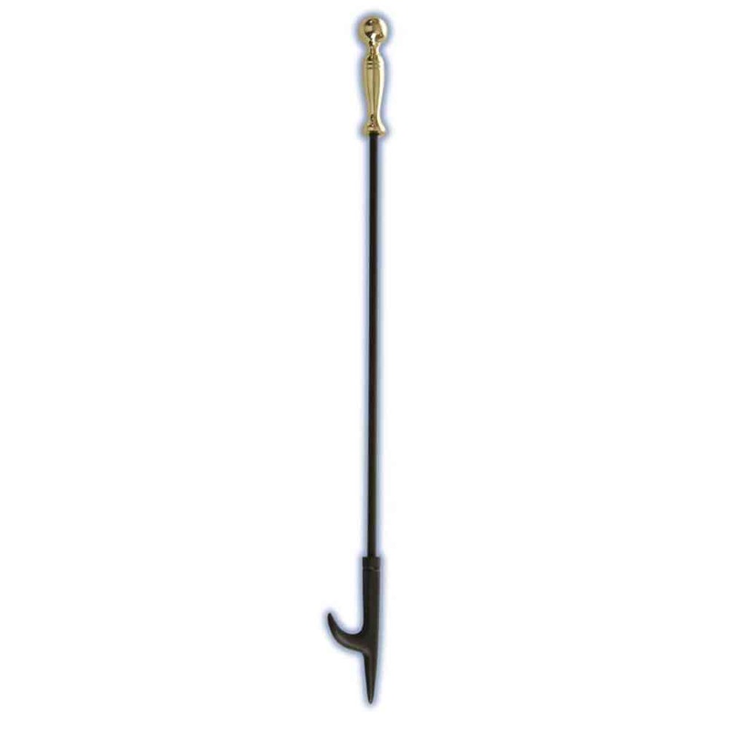 Poker Single Brass Black
