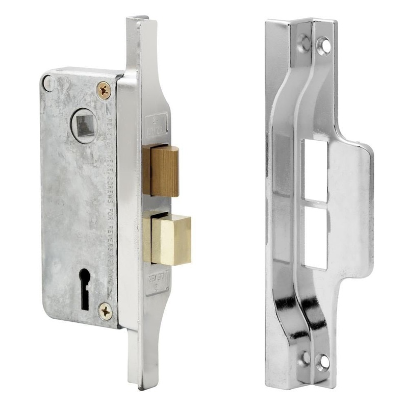 Lockwood Mortice Lock 30mm Rebated Chrome
