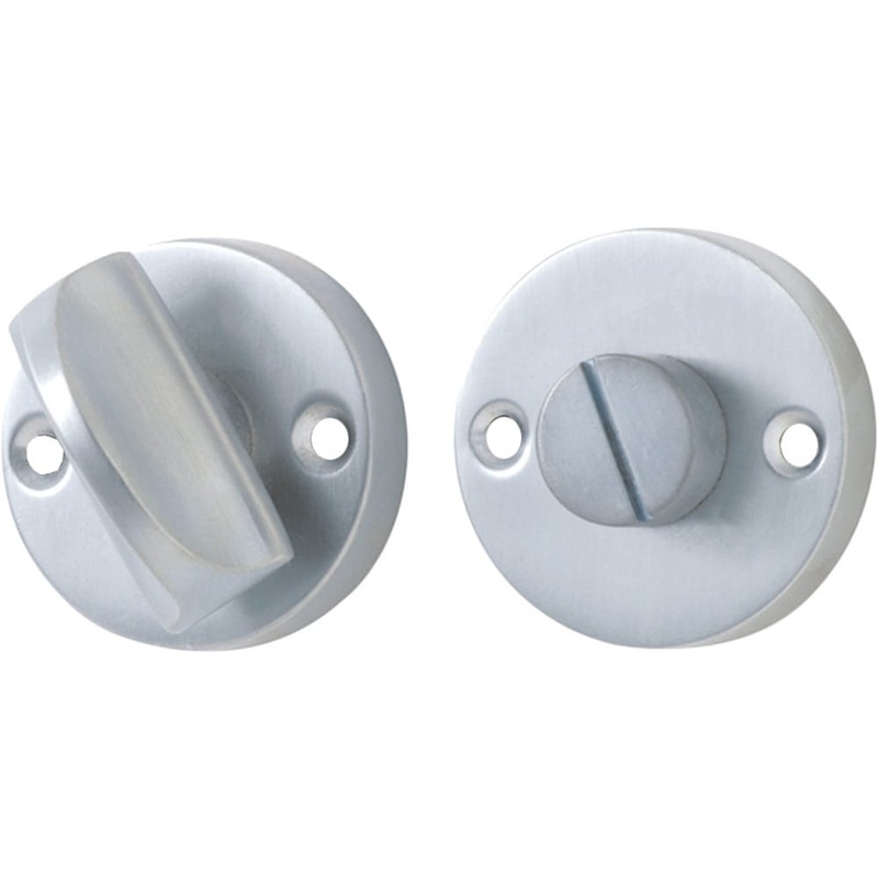 Privacy Turn Round Satin Chrome