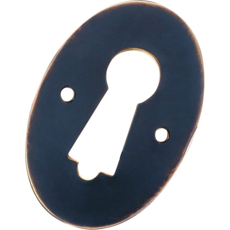 Escutcheon Pressed Antique Copper