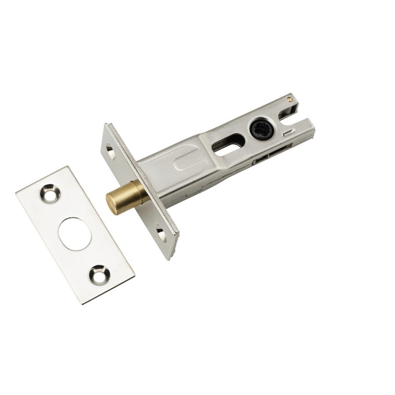 Privacy Bolt Round Bolt Polished Nickel Backset 60mm