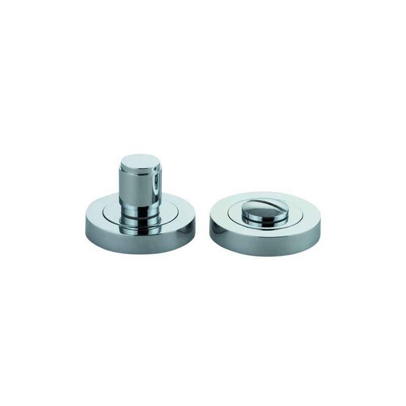 Privacy Turn Berlin Concealed Fix Round Polished Chrome D52xP35mm