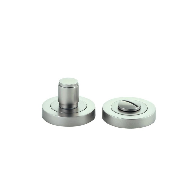 Privacy Turn Berlin Concealed Fix Round Satin Nickel D52xP35mm