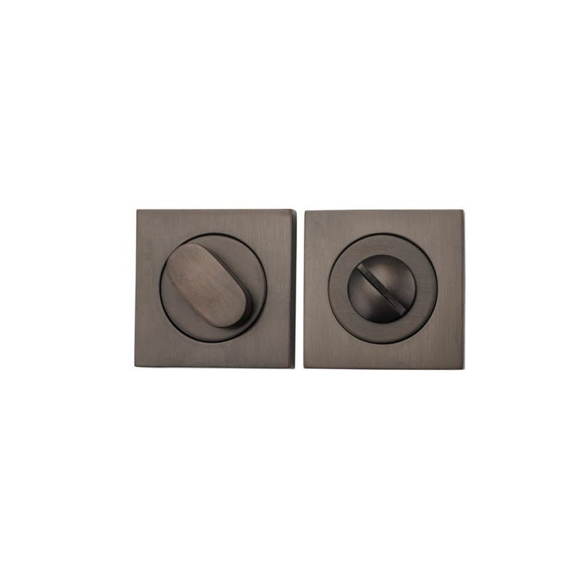 Privacy Turn Oval Concealed Fix Square Signature Brass