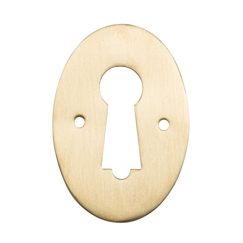 Escutcheon Pressed Satin Brass