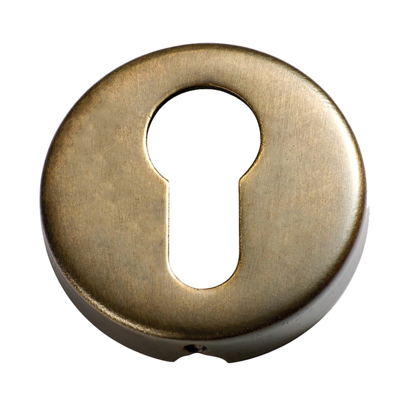 Escutcheon Sheet Brass Euro Antique Brass