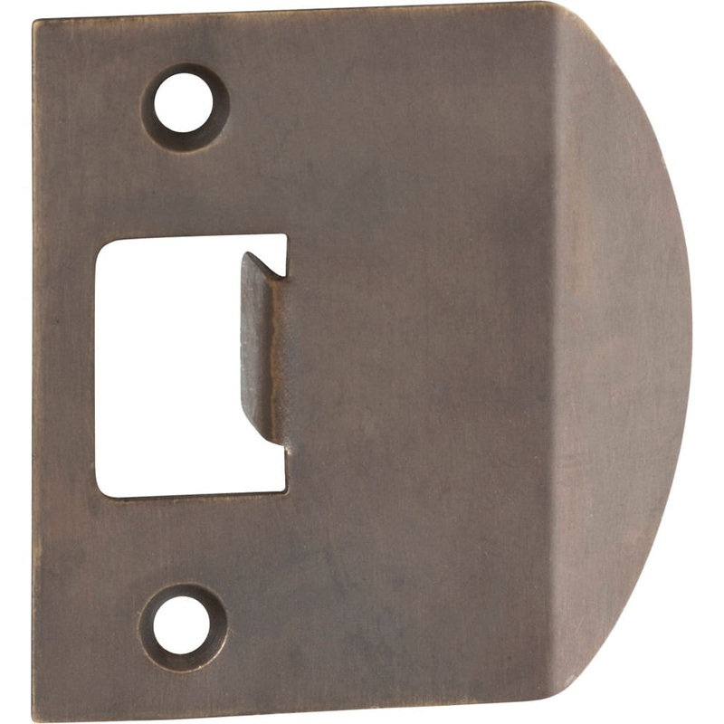 Extended Striker For Tube Latch Universal ‘D’ Antique Brass H56xW53mm