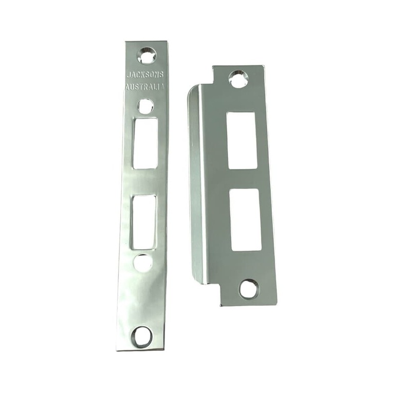 Jackson’s Lock Plate Kit Only Plain Polished Chrome