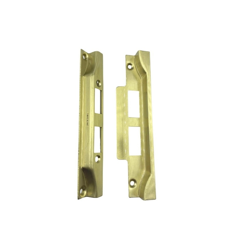 Jackson’s Lock Plate Kit Only Rebated Satin Brass