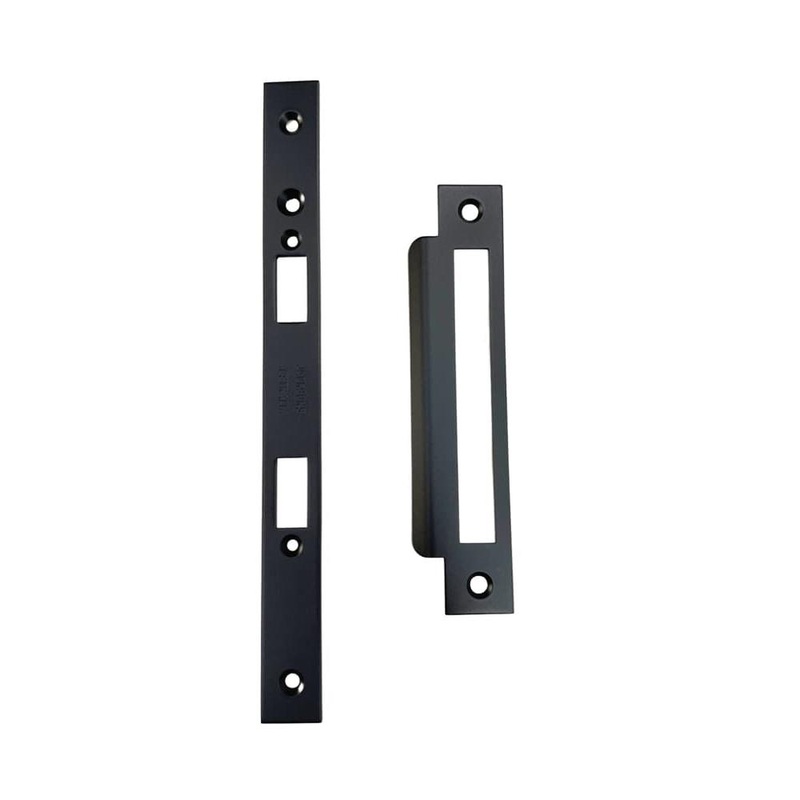 Jackson’s Lock Plate Kit Plain Long Matt Black