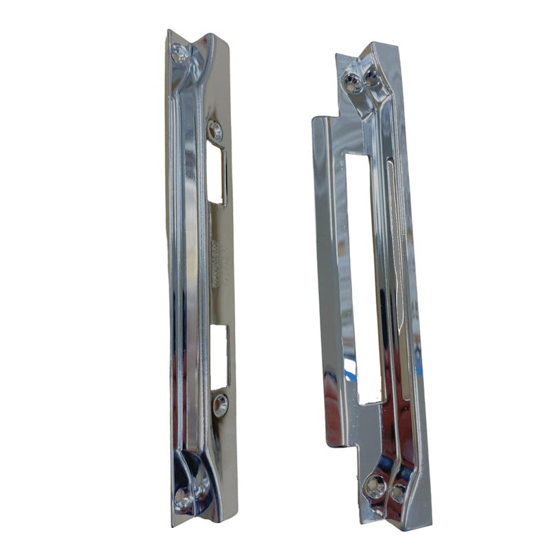 Jackson’s Lock Plate Kit Rebated Long Polished Chrome