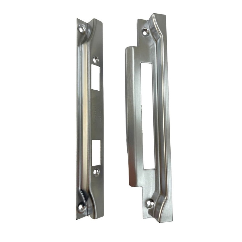 Jackson’s Lock Plate Kit Rebated Long Satin Chrome