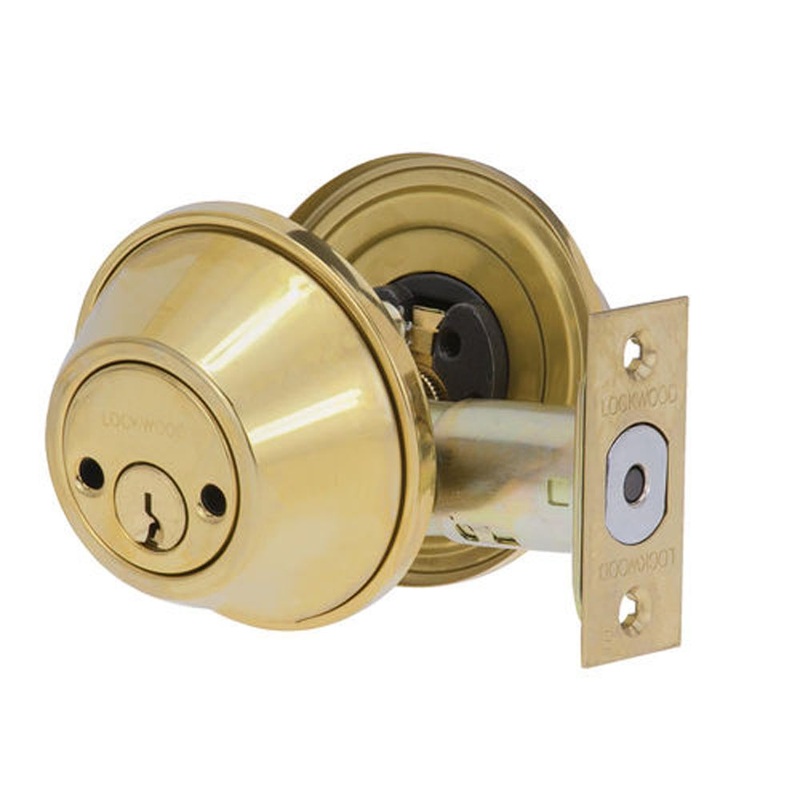 Lockwood Deadbolt Double Cylinder Everbrass