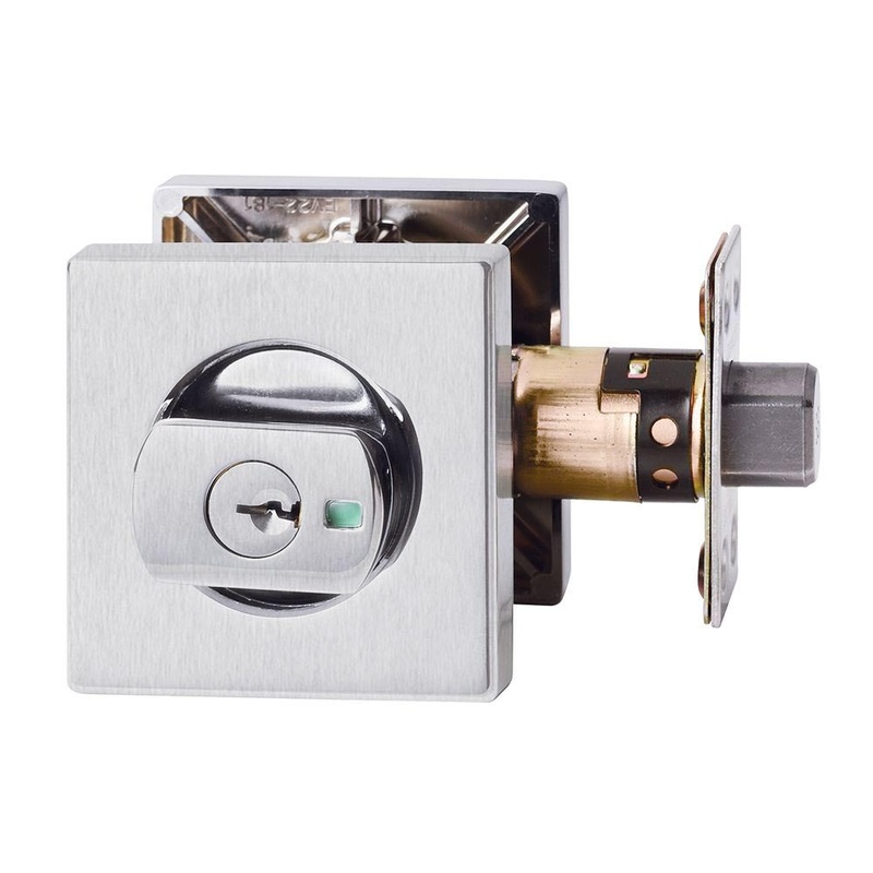 Lockwood Deadbolt Paradigm 005 Square Satin Chrome