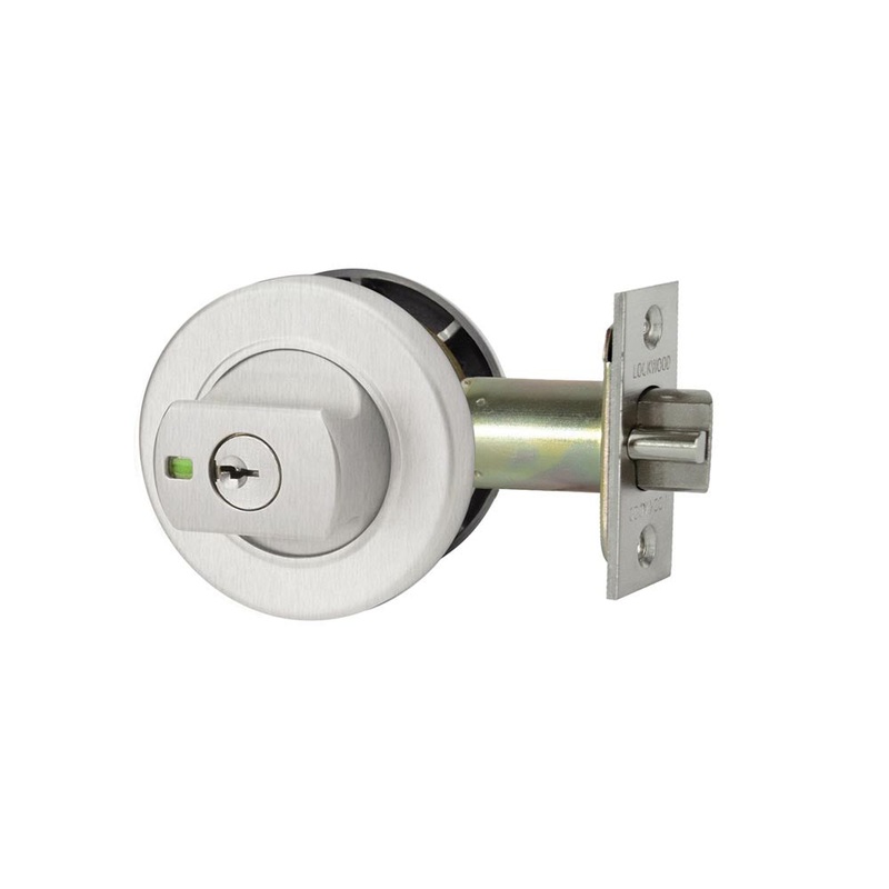 Lockwood Deadbolt Paradigm Latching 005 Satin Chrome