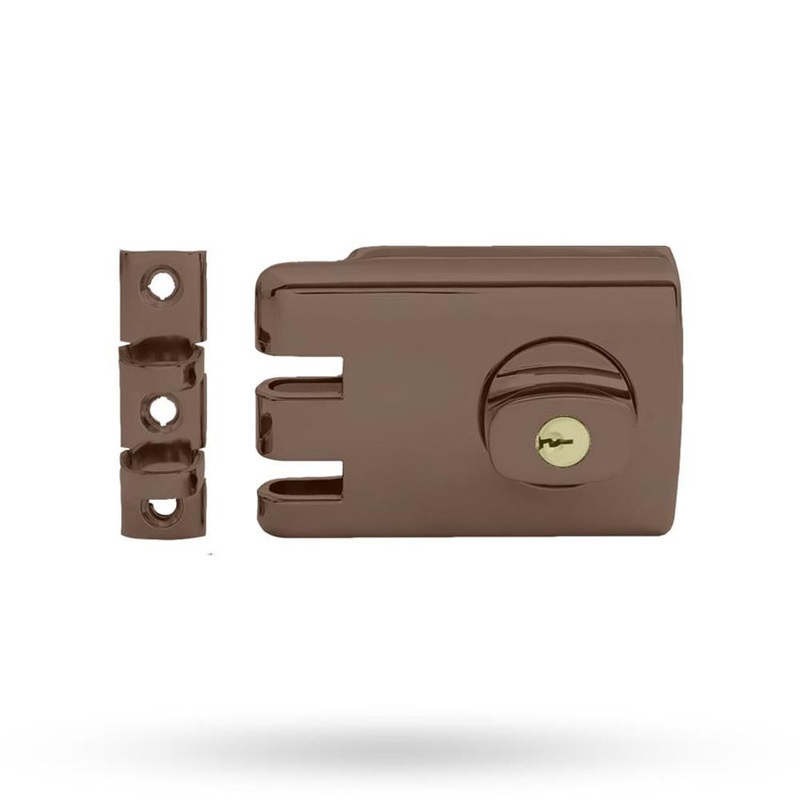 Lockwood Double Cylinder Deadlock 355 Brown