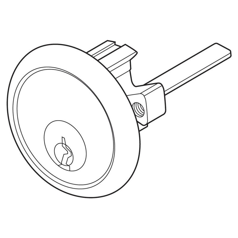 Whitco Replacement Rim Cylinder Chrome