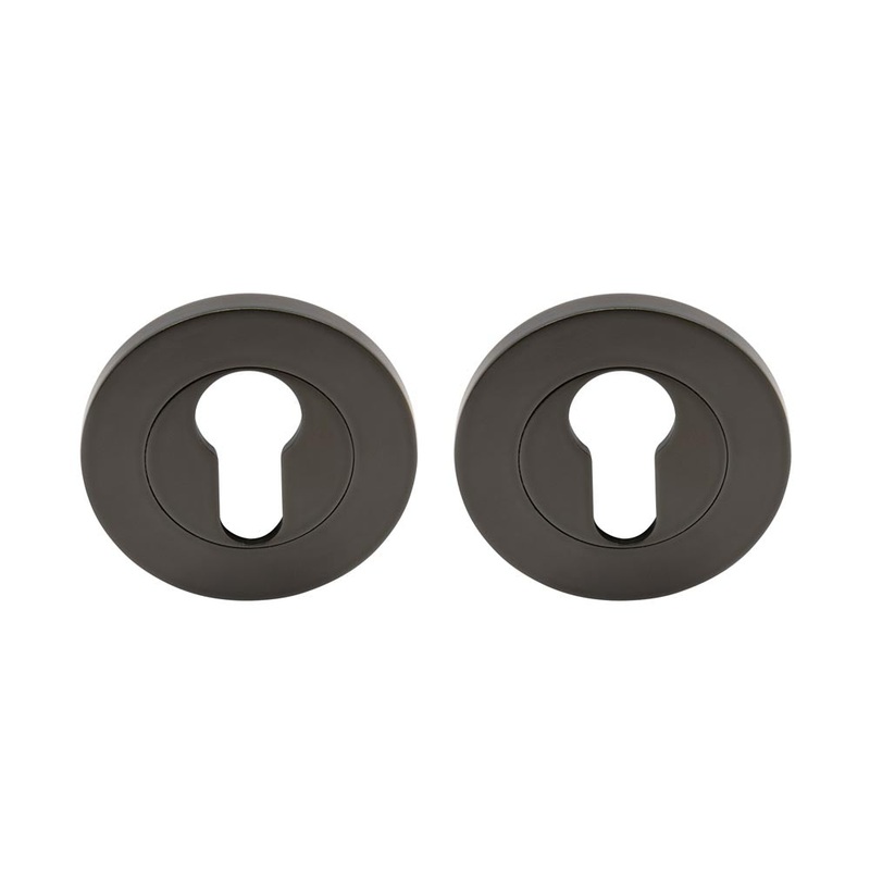 Windsor Euro Escutcheon Set Graphite Nickel