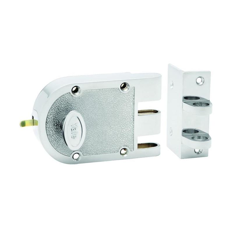 Yale Deadlock Single Cylinder Chrome