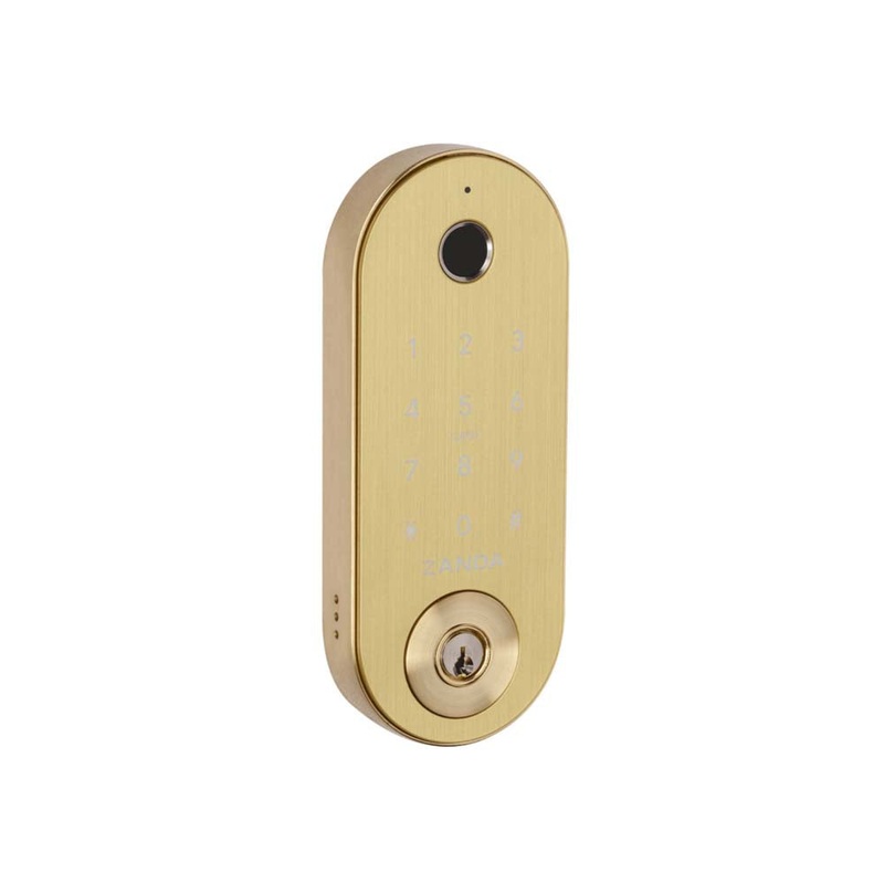 Zanda Stealth Electronic Deadbolt Satin Brass