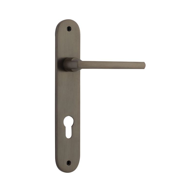 Door Lever Baltimore Oval Euro Signature Brass