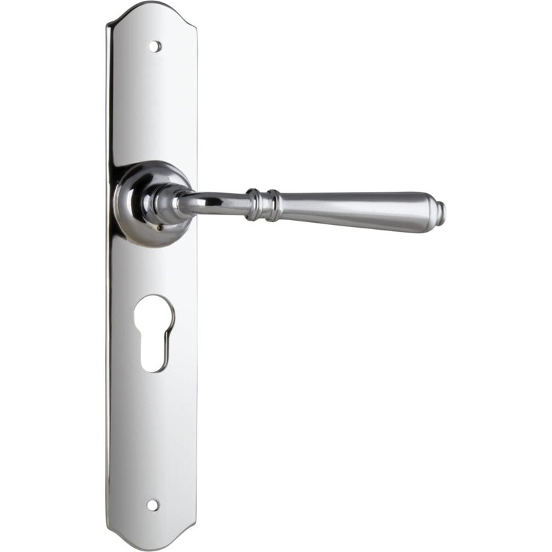 Door Lever Reims Euro Pair Chrome Plated