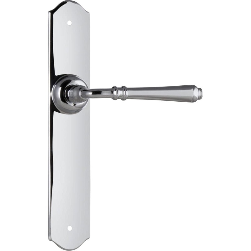 Door Lever Reims Latch Pair Chrome Plated