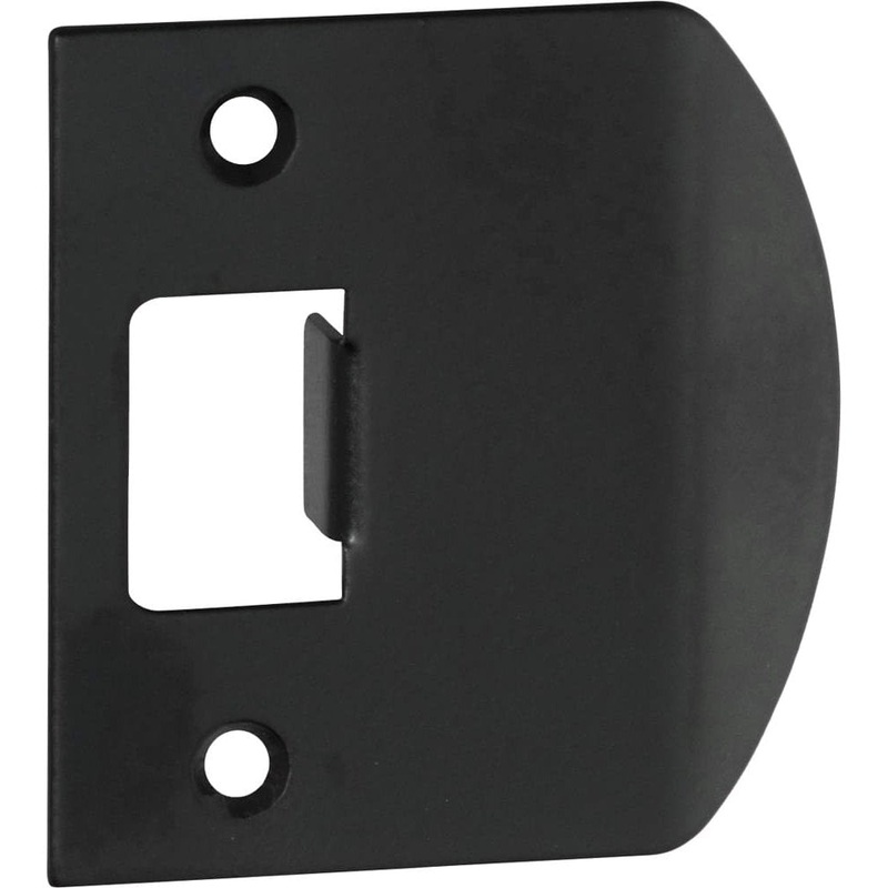 Extended Striker For Tube Latch Universal ‘D’ Matt Black H56xW53mm