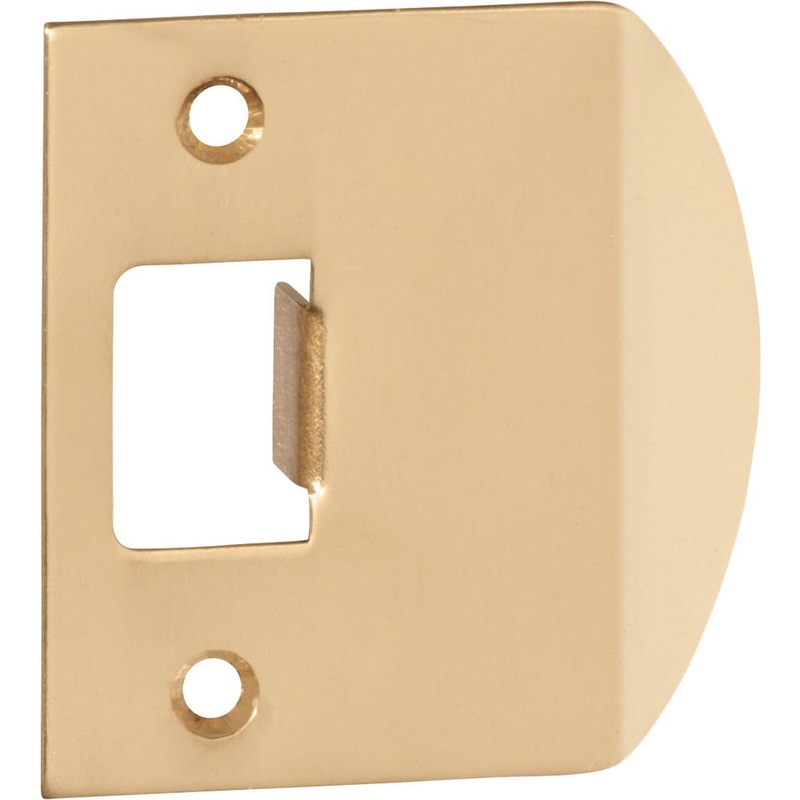 Extended Striker For Tube Latch Universal ‘D’ Polished Brass H56xW53mm