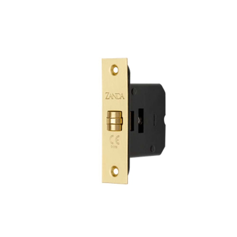 Roller Catch Heavy Duty Satin Brass Zanda