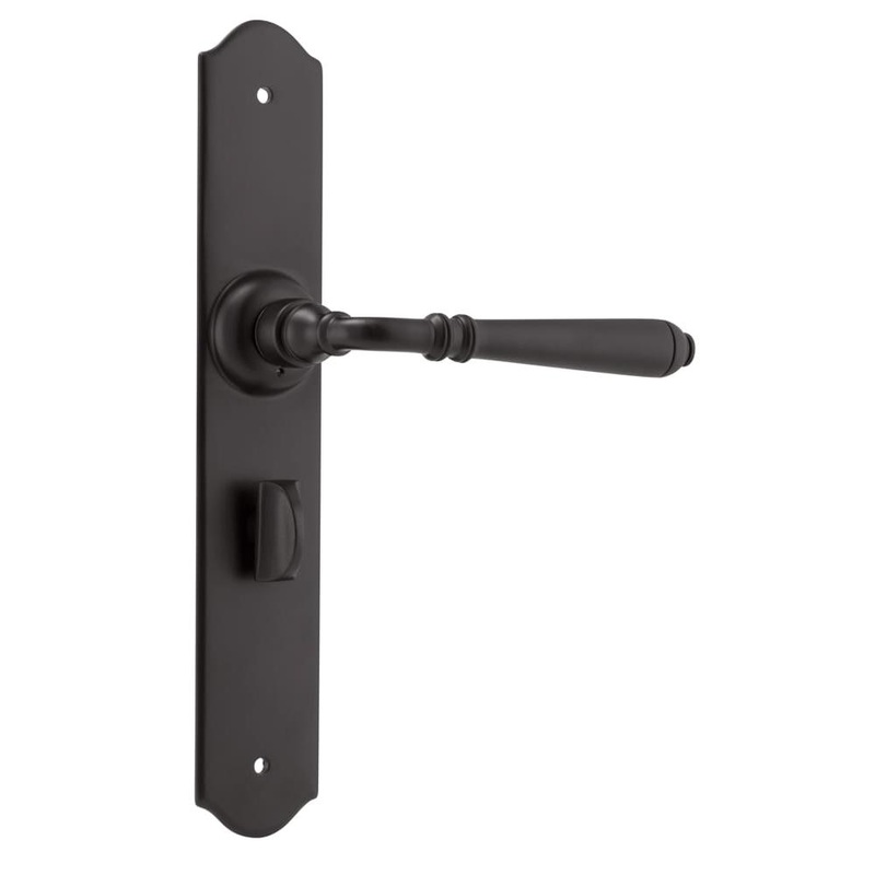 Door Lever Reims Privacy Pair Matt Black
