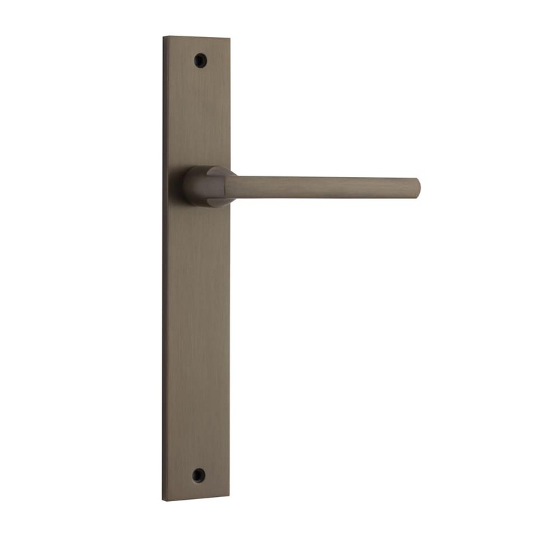 Door Lever Baltimore Rectangular Latch Signature Brass