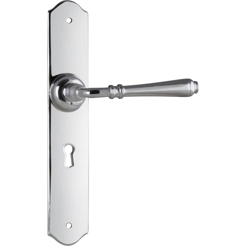 Door Lever Reims Lock Pair Chrome Plated