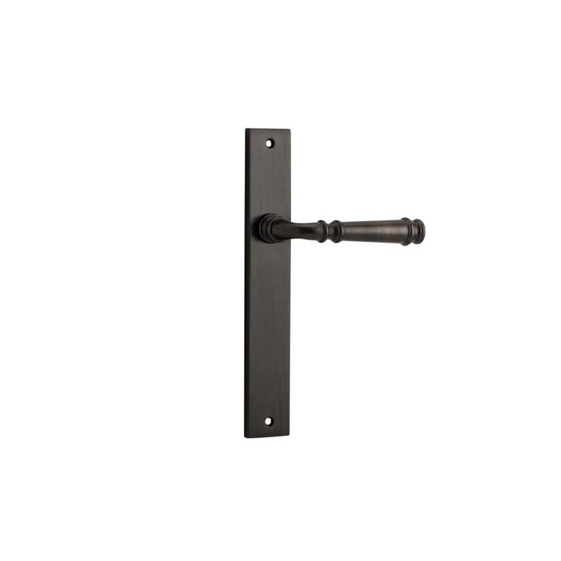 Door Lever Verona Rectangular Latch Signature Brass