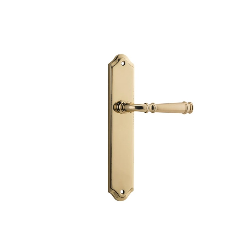 Door Lever Verona Shouldered Latch Polished Brass